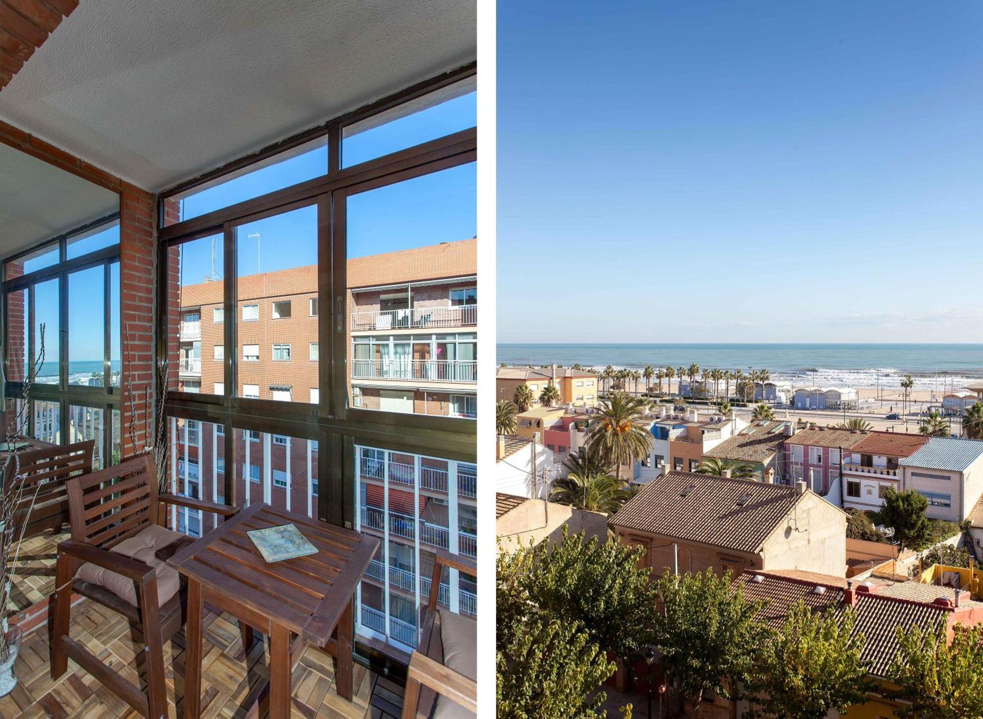 Apartment Malvarrosa Beach Cavite Valencia Kültér fotó